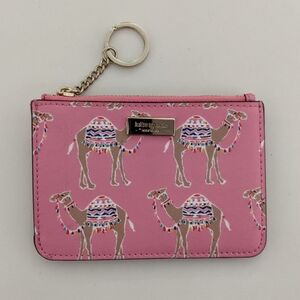 Kate Spade Pink Camel Print Wallet